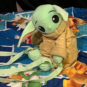 Disneyland Baby Yoda Grogu Plush backpack